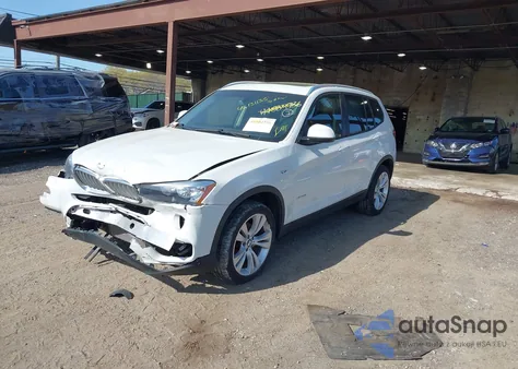 2016 BMW X3 xDrive28I из США, поврежденный, VIN 5UXWX9C50G0D64416